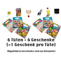 6er Set Kindergeburtstag Gastgeschenktüten Gr. M...