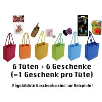 6er Set Kindergeburtstag Gastgeschenktüten S...