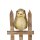 Zaunhocker Igel H:16 cm aus Polyresin - Zaun Deko Garten, Tierfigur Pfostenhocker, Zaunfigur, Gartendeko, Zaunstecker