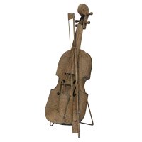 Gartendeko Violine H:49,5 cm im Rost Design - Musik...