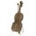 Gartendeko Violine H:49,5 cm im Rost Design - Musik Rostfigur für den Garten, Deko Musiker, Metalldeko