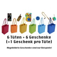 6er Set Kindergeburtstag Gastgeschenktüten S...