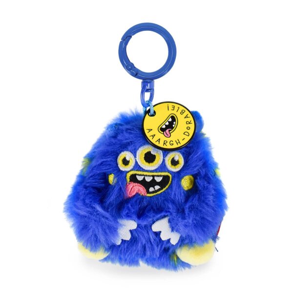 Legami Schlüsselanhänger mit Super Soft Plüschtier MONSTER - Kuscheltier super weich und flauschig, Schlüssel Anhänger, Schlüsselbund
