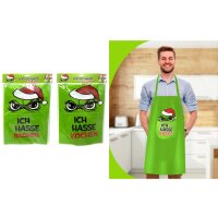 Kochschürze Muffel mit Taschen (2er Set) "Ich...
