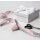 Geschenkband Miesekatze  (3er Set) rosa, blau, grün 3 m x 1,6 cm - Geschenkband für Katzenfreunde, Geschenkverpackung Katze, Geburtstag, Weihnachten, Ostern