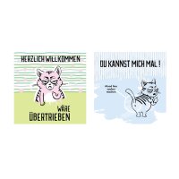 Servietten Miesekatze 2 x 20er Pack (33x33 cm) -...