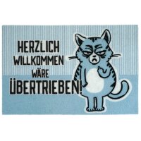 Fussmatte Miesekatze "Herzlich willkommen wäre...