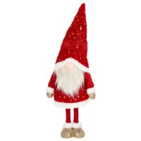 XL Wackelwichtel Santa mit Sternmütze H: 80 cm...