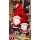 Großer Wackelwichtel Santa mit Sternmütze H: 60 cm rot-weiss - Wichtel wackelnd, Weihnachts Deko, Weihnachtswichtel, Zwerg, Winterdeko
