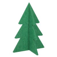 3D Filz Tannenbaum zum Stellen H:40 cm in Grün -...