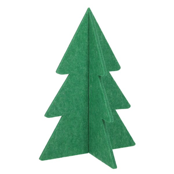 3D Filz Tannenbaum zum Stellen H:30 cm in Grün - Weihnachtsdeko, Weihnachtsbaum, Weihnachten Dekoration, Adventsdeko, Winterdeko