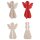 3D Filz Engel zum Stellen H:40 cm in Creme - Weihnachtsdeko, Weihnachtsbaum, Weihnachtsengel, Weihnachten Dekoration, Adventsdeko, Winterdeko