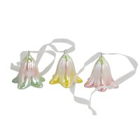 Hängedeko Blüten (3er Set) D:5 cm aus Dolomit -...
