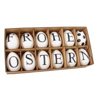 Ostereier Eier "Frohe Ostern" zum Hängen...