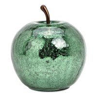Dekoleuchte Apfel (S) Glas, Metallic Grün, Apfel...