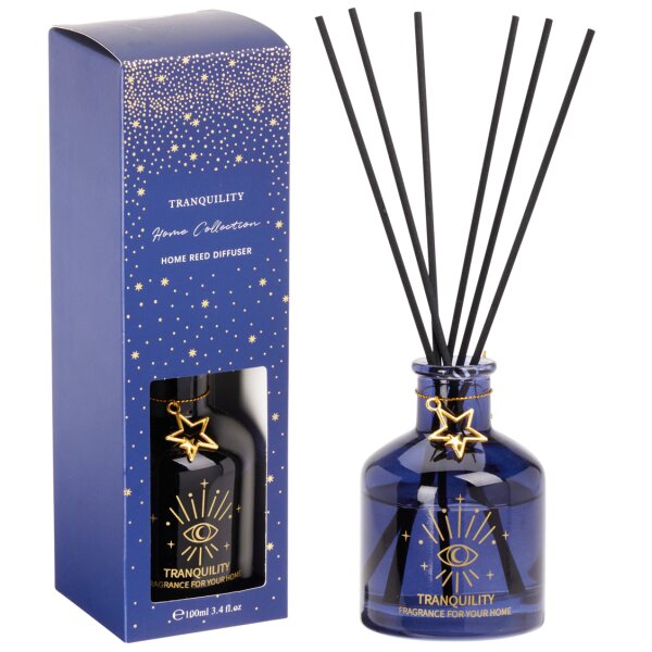 Raumduft Diffuser Astrologie Kollektion TRANQUILITY 100 ml  - Esoterischer Lufterfrischer Frieden und Ruhe, Duftstäbchen, Raum Duft, Verdunster