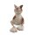 Kantenhocker Katze mit Füßen H:12 cm aus Keramik - Deko Garten, Tierfigur Kantensitzer, Dekofigur, Gartendeko Katzen, Gartenfigur