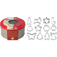 13-teiliges Set Plätzchen Ausstecher Ausstechformen...