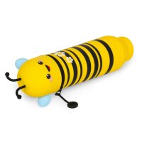 Legami 2-in-1 Mäppchen BIENE aus Silikon - Kawaii Federmäppchen, Tisch Stiftehalter, Federtasche