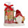 Seifenspender Gnome Wichtel mit festlicher Keramikhalterung- Flüssigseife im Pumpspender, Duft Frosted Vanilla, Seife Winter Schnee, Handseife Weihnachten, Wichtelgeschenk