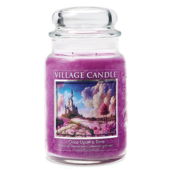 Village Candle Duftkerze im Glas (groß) Once upon a time - Tradition Edition - Kerze mit 2-Docht Technologie