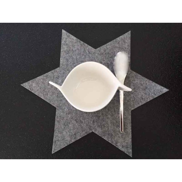 3x Tischset Stern XL (40cm) - Platzmatte, Platzset, Tischmatte Weihnachten