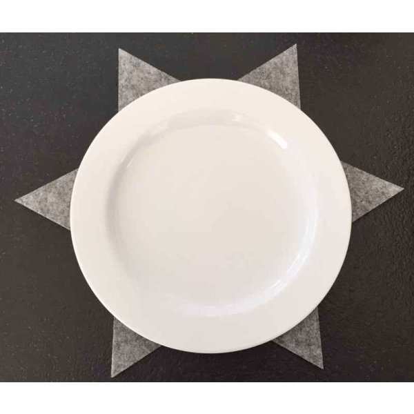 3x Tischset Stern XL (40cm) - Platzmatte, Platzset, Tischmatte Weihnachten
