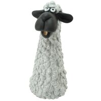 Zaunhocker Schaf weiss H:23 cm aus Keramik - Zaun Deko...