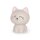 Legami Anti Stress Ball Squishy Katze Kitty mit Erdbeer Duft - Stress Less - Antistressball, Stress Figur, Squeeze Bälle, Stressabbau, Handtrainer