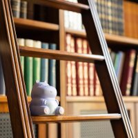 Legami Anti Stress Ball Squishy Hippo mit Erdbeer Duft - Stress Less - Antistressball Nilpferd Flusspferd, Stress Figur, Squeeze Bälle, Stressabbau, Handtrainer