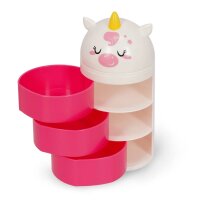 Legami Schreibtisch Organizer EINHORN  mit drei Schubladen - Desk Organizer, Tisch Stiftehalter, Büro Aufräumhilfe