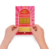 Legami Rubbellos Glückwunschkarte Love Jackpot - Valentinsgeschenk Karte mit Liebesbotschaft zum Freirubbeln, Liebesbrief, Liebe, Liebesbeweis, Geschenk Valentinstag