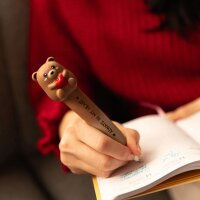 Legami Squishy Gelstift Squeezies TEDDY BÄR mit Herz Always in my heart - Gel Pen zum Drücken & Quetschen - Stift, Schreibstift, Gelschreiber