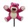Gartenstecker 3D Teddybär Lotso H:37 cm aus Pixars Toy Story - Disney Blumenstecker, moderner Deko Stil, Gartendeko, Dekofigur für den Garten