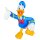 Deko 3D Disney Gartenfigur Donald Duck H:49 cm aus Kunststoff - Geschenk Figur, moderner Deko Stil für Fans, Gartendekoration, Statue