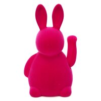 Winkefigur Hase Osterhase Fuchsia H:20 cm - Hasenfigur...