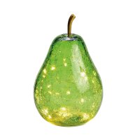 Dekoleuchte Birne (XS) Glas, Hellgrün **B-WARE** -...