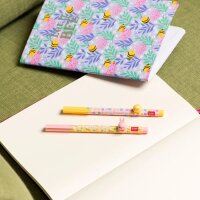 Legami Gelstift Lovely Friends HOPPY EASTER (2er Set) Osterhase und Küken - Gel Pen mit abnehmbarer Tier Deko, Stift, Schreibstift, Gelschreiber