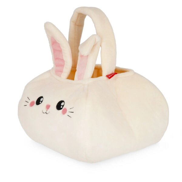 Legami Egg Bag Tasche für die Ostereiersuche Bunny - Hoppy Easter - Ostern, Osterhase, Osterkorb mit Henkel, Geschenktüte, Ostereier, Geschenktasche