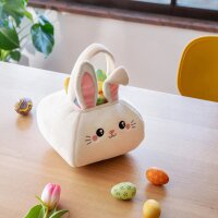 Legami Egg Bag Tasche für die Ostereiersuche Bunny - Hoppy Easter - Ostern, Osterhase, Osterkorb mit Henkel, Geschenktüte, Ostereier, Geschenktasche