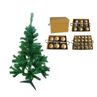 Künstlicher Weihnachtsbaum 150cm inkl. 35 goldenen...