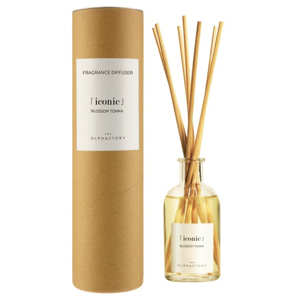 Raumduft Diffuser iconic BLOSSOM TONKA 100 ml  - Lufterfrischer, Duftstäbchen, Raum Duft, Verdunster
