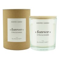 Duftkerze = forever = Citrus & Shades im Glas 200 g...