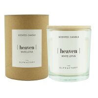 Duftkerze [Heaven] White Lotus im Glas 200 g  -...
