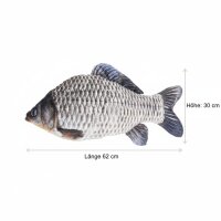 Kissen Fisch 62x30 cm - Sofakissen Fische, maritime Deko, Dekokissen, Zierkissen, maritim Einrichten