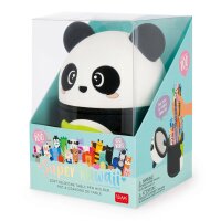 Legami Super Kawaii Stiftehalter PANDA aus Silikon - Tischstiftehalter, Halter für Stifte, Utensilien, Deko für Schreibtisch, Büro