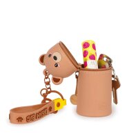 Legami Münztasche mit Schlüsselanhänger Mini Kawaii TEDDY BÄR - Schlüssel Anhänger mit Aufbewahrungsbox, Schlüsselbund