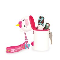 Legami Münztasche mit Schlüsselanhänger Mini Kawaii EINHORN - Schlüssel Anhänger mit Aufbewahrungsbox, Schlüsselbund