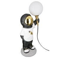 LED Tischleuchte Astronaut "Apollo" Mondlandung H:46,5 cm - Tischlampe Weltall, Lampe, Moderner Deko Stil , Geschenkidee