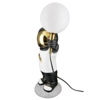 LED Tischleuchte Astronaut "Apollo" Mondlandung H:46,5 cm - Tischlampe Weltall, Lampe, Moderner Deko Stil , Geschenkidee